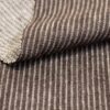 linenschina5635 (7) Jacquard Linen Cotton Blend - 272g, 140cm Width, 60% Linen 40% Cotton - 3D Stripe Effect #5635
