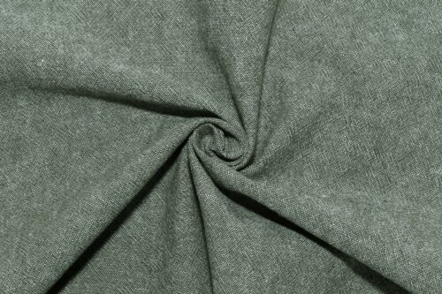 linenschina5637 (15) Washed Linen Cotton Fabric - 190g, 140cm Width, 30% Linen 70% Cotton - Soft Texture #5637
