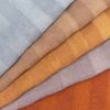 linenschina5765 (1) Complex Blend Fabric - 156g, 140cm Width, 35% Rayon 35% Linen 25% Cotton 5% Nylon - Spring Summer #5765