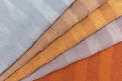 linenschina5765 (1) Complex Blend Fabric - 156g, 140cm Width, 35% Rayon 35% Linen 25% Cotton 5% Nylon - Spring Summer #5765