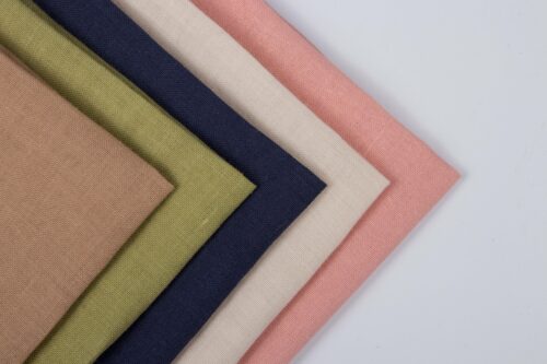 linenschina5902 (2) Pure Washed Ramie Fabric - 119g, 140cm Width, 100% Ramie - Soft Spring Summer #5902