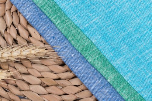 linenschina6502 (2) Pure Linen Lightweight Fabric - 142g, 135cm Width, 100% Linen - Natural & Breathable Spring Summer #6502