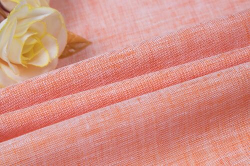 linenschina6503 (4) Yarn Dyed Pure Linen Fabric - 128g, 138cm Width, 100% Linen - Vibrant Colors for Summer Dresses & Shirts #6503
