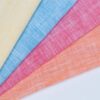linenschina6503 (6) Yarn Dyed Pure Linen Fabric - 128g, 138cm Width, 100% Linen - Vibrant Colors for Summer Dresses & Shirts #6503