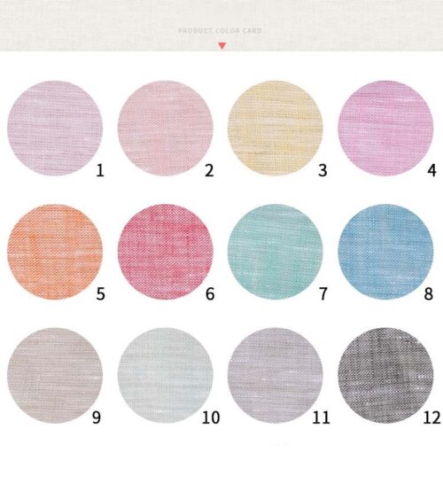 linenschina6503 (7) Yarn Dyed Pure Linen Fabric - 128g, 138cm Width, 100% Linen - Vibrant Colors for Summer Dresses & Shirts #6503