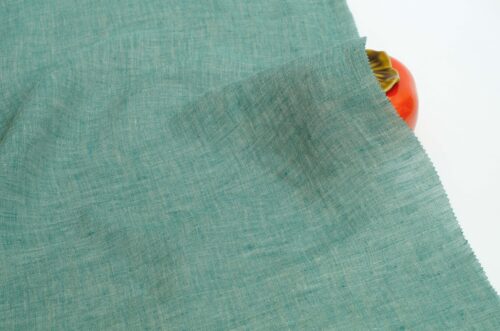 linenschina6510 (10) Washed Fine Linen Fabric - 113g Lightweight, 140cm Width, 100% Linen - Vintage Soft Spring Summer #6510