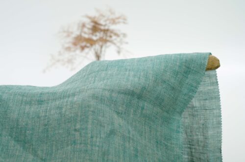 linenschina6510 (13) Washed Fine Linen Fabric - 113g Lightweight, 140cm Width, 100% Linen - Vintage Soft Spring Summer #6510