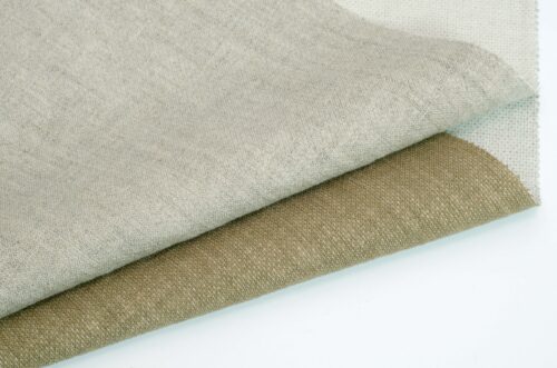 linenschina6511 (2) Heavyweight Linen Cotton Blend - 280g, 123cm Width, 50% Linen 50% Cotton - Structured Winter #6511