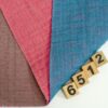 linenschina6512 (1) Double-Faced Linen Cotton Fabric - 200g, 142cm Width, 52.5% Linen 46% Cotton 1% Polyester 0.5% Spandex - Two-Tone Textured Fall Winter #6512
