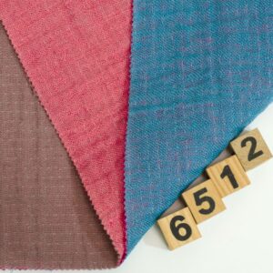 linenschina6512 (1) Double-Faced Linen Cotton Fabric - 200g, 142cm Width, 52.5% Linen 46% Cotton 1% Polyester 0.5% Spandex - Two-Tone Textured Fall Winter #6512
