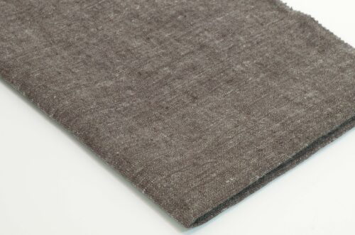 linenschina6515 (12) Wool Linen Winter Fabric - 246g, 138cm Width, 14% Wool 86% Linen - Naturally Warm & Textured #6515