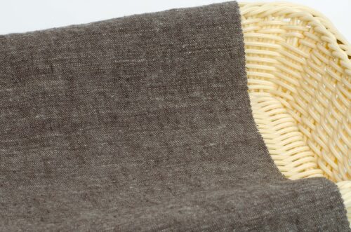 linenschina6515 (9) Wool Linen Winter Fabric - 246g, 138cm Width, 14% Wool 86% Linen - Naturally Warm & Textured #6515