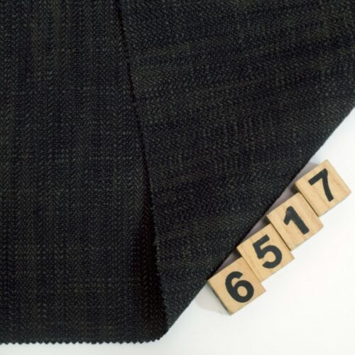linenschina6517 (1) Heavy Wool Linen Herringbone - 348g, 138cm Width, 18% Wool 82% Linen - Luxe Winter Textured #6517