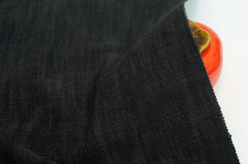linenschina6517 (2) Heavy Wool Linen Herringbone - 348g, 138cm Width, 18% Wool 82% Linen - Luxe Winter Textured #6517