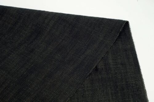 linenschina6517 (3) Heavy Wool Linen Herringbone - 348g, 138cm Width, 18% Wool 82% Linen - Luxe Winter Textured #6517