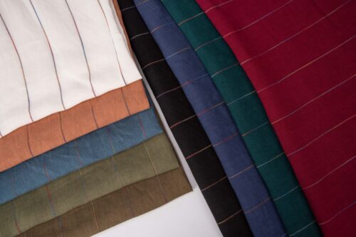 linenschina6631 (1) Pure Linen Midweight Fabric - 156g, 138cm Width, 100% Linen - Classic Spring Summer #6631