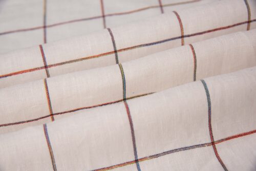 linenschina6632 (6) Pure Linen Fabric - 155g, 138cm Width, 100% Linen - Versatile Spring Summer Material #6632