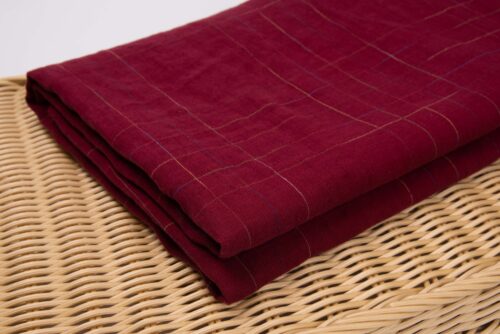 linenschina6633 (8) Light Pure Linen Fabric - 151g, 138cm Width, 100% Linen - Comfortable Summer Wear #6633