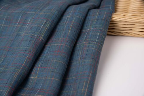 linenschina6635 (10) Pure Linen Fabric - 153g, 138cm Width, 100% Linen - Breathable Summer Essential #6635