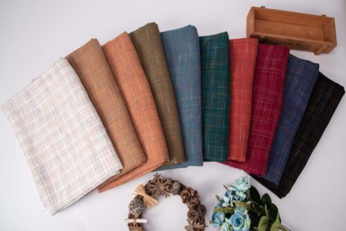 linenschina6635 (11) Pure Linen Fabric - 153g, 138cm Width, 100% Linen - Breathable Summer Essential #6635