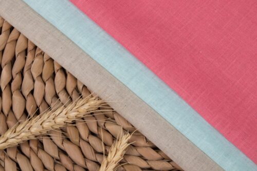 linenschina6704 (1) Linen Cotton Blend Fabric - 135cm Width, 55% Linen 45% Cotton - Natural Spring Summer #6704