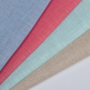 linenschina6704 (2) Linen Cotton Blend Fabric - 135cm Width, 55% Linen 45% Cotton - Natural Spring Summer #6704