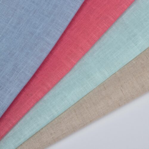 linenschina6704 (2) Linen Cotton Blend Fabric - 135cm Width, 55% Linen 45% Cotton - Natural Spring Summer #6704