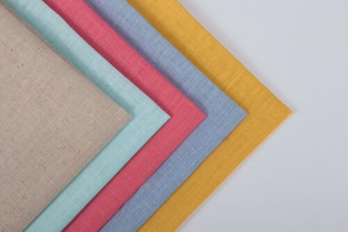 linenschina6704 (3) Linen Cotton Blend Fabric - 135cm Width, 55% Linen 45% Cotton - Natural Spring Summer #6704