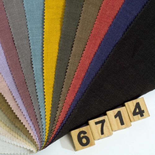 Light Washed Ramie Tencel Fabric 60/40 – 164g | Breathable & Drapable