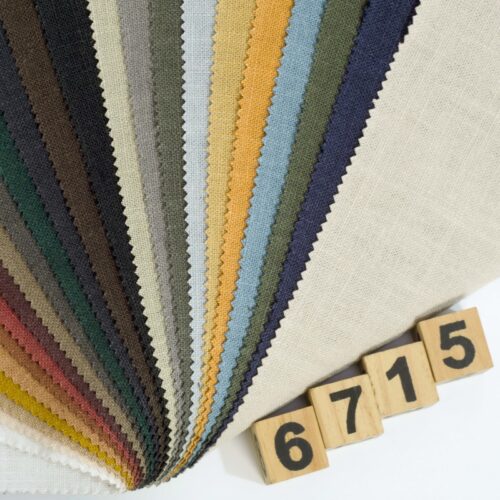 linenschina6715 (1) Heavy Washed Ramie Tencel - 265g, 140cm Width, 60% Ramie 40% Tencel - Textured Winter #6715