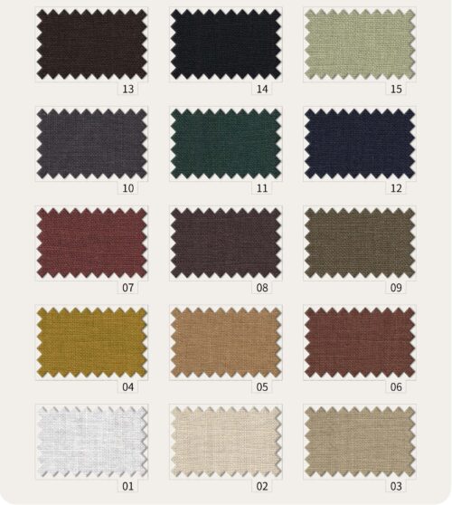 linenschina6715 (58) Heavy Washed Ramie Tencel - 265g, 140cm Width, 60% Ramie 40% Tencel - Textured Winter #6715