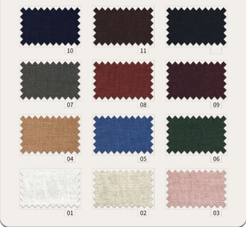 linenschina6716 (2) Ramie Tencel Twill Fabric - 226g, 138cm Width, 40% Ramie 60% Tencel - Structured Fall Winter #6716