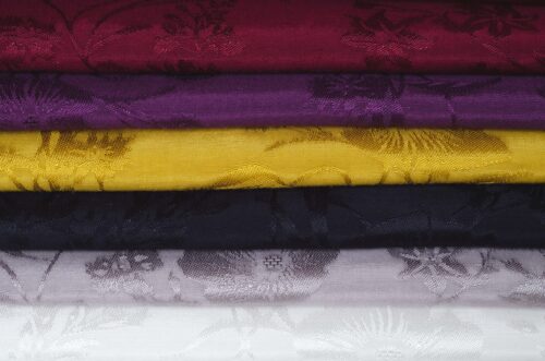 linenschina6926 (35) Rayon Linen Cotton Jacquard - 128g, 150cm Width, 55% Rayon 15% Linen 30% Cotton - Oriental Chic #6926
