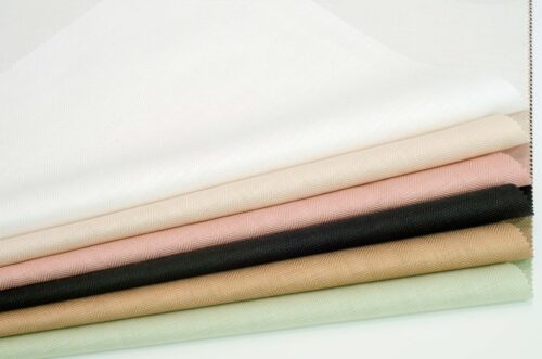 linenschina6933 (2) Tencel Linen Herringbone - 230g, 140cm Width, 25% Linen 75% Tencel - Structured Year-Round #6933