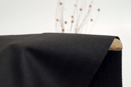 linenschina6933 (8) Tencel Linen Herringbone - 230g, 140cm Width, 25% Linen 75% Tencel - Structured Year-Round #6933