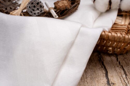 linenschinaD14007 (5) 31% Linen 50% Rayon 19% Viscose - Lightweight Textile - Spring/Summer Fashion Fabric #D14007