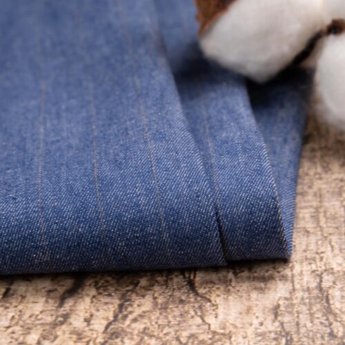linenschinaD14009 (1) 18% Linen 80% Cotton 2% Spandex - Stretch Blend Fabric - Flexible Summer Clothing Material #D14009