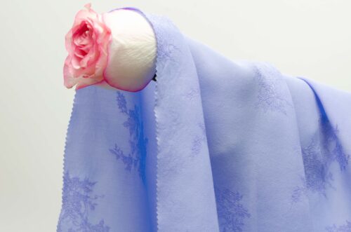 linenschinaD18006 (6) 48% Rose Fiber 52% Filament 119g/m² - Delicate Jacquard Weave - Sophisticated Summer Fabric #D18006