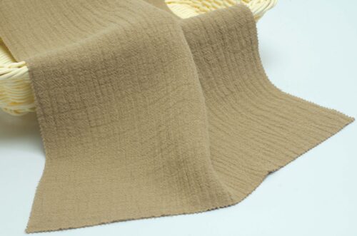 linenshina8016 (16) 55% Ramie 45% Cotton 223g/m² - Double-Layer Textured Fabric with Natural Wrinkles for Winter #8016