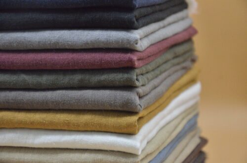30% Linen 70% Rayon 350g/m² - Washed Soft Fabric with Rich Texture for Winter Outerwear #8021