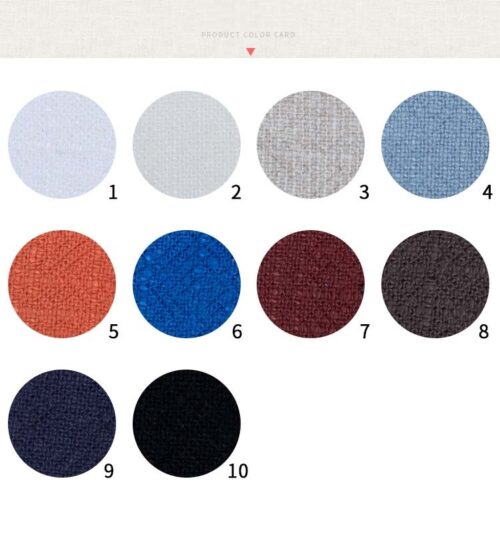 30% Linen 70% Rayon 350g/m² - Washed Soft Fabric with Rich Texture for Winter Outerwear #8021