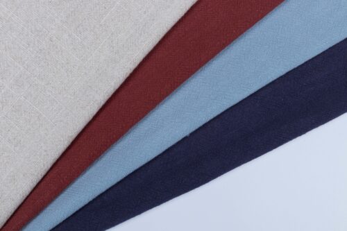 30% Linen 70% Rayon 350g/m² - Washed Soft Fabric with Rich Texture for Winter Outerwear #8021