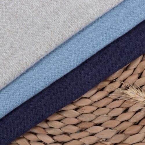 30% Linen 70% Rayon 350g/m² - Washed Soft Fabric with Rich Texture for Winter Outerwear #8021