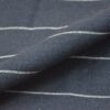 85% Ramie 15% Cotton 249g/m² - Washed Striped Fabric with Rustic Charm for Winter #8043