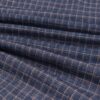 linenshina8049 (2) 48% Linen 40% Polyester 12% Cotton 121g/m² - Yarn-Dyed Checkered Fabric for Casual Wear #8049