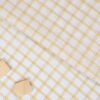 linenshina8049 (21) 48% Linen 40% Polyester 12% Cotton 121g/m² - Yarn-Dyed Checkered Fabric for Casual Wear #8049