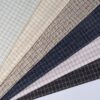 linenshina8049 (23) 48% Linen 40% Polyester 12% Cotton 121g/m² - Yarn-Dyed Checkered Fabric for Casual Wear #8049
