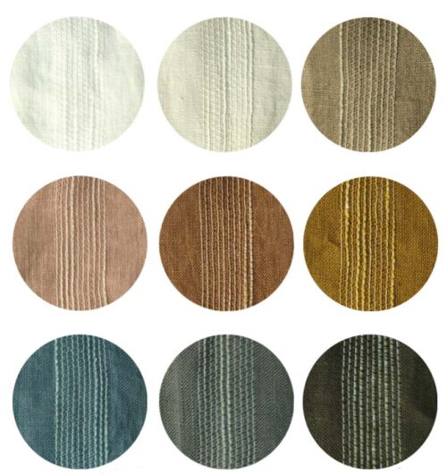 linenshina8050 (12) 100% Linen 168g/m² - Season-Adapting Fabric that Softens with Wash for Shirts and Pants #8050