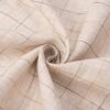 linenshina8051 (3) 100% Linen Yarn Dyed Stripe Fabric – Lightweight Pastel Cloth for Spring/Summer #8051