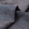 linenshina8053 (1) 88% Linen 12% Cotton 123g/m² - Mini Houndstooth Check Fabric with Refined Texture #8053
